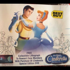 Sealed Cinderella lithograph